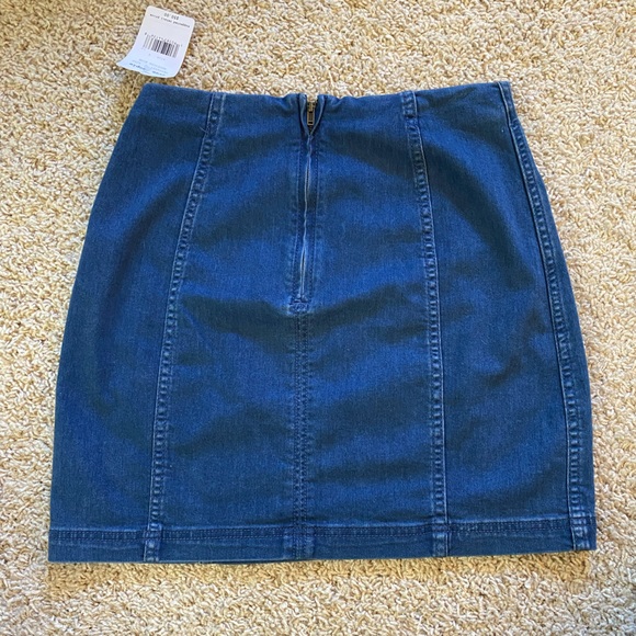 Free People Jeaned Skirt - Picture 3 of 8